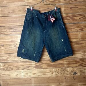 Phat Farm Men's Blue Jean Shorts